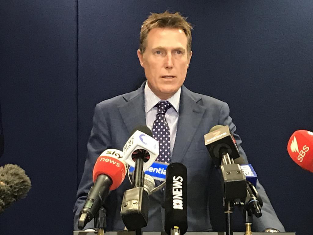 Attorney-General Christian Porter has in Perth Picture: Sharon Smith/NCA NewsWire