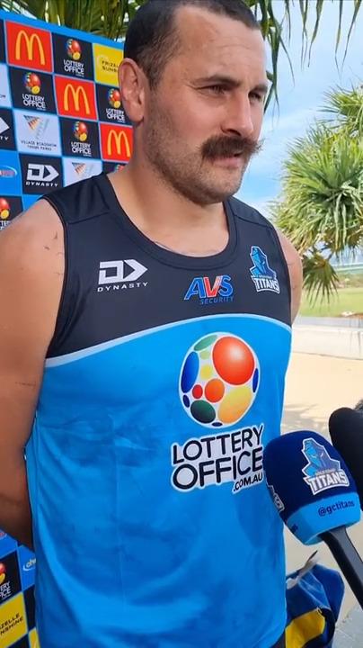 RCG opens up on his first day at Titans training