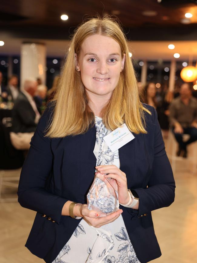 Madeline McTernan at the Gold Coast Australian of the Year Awards 2025 at Sky Point for Gold Coast at Large. Picture, Portia Large.