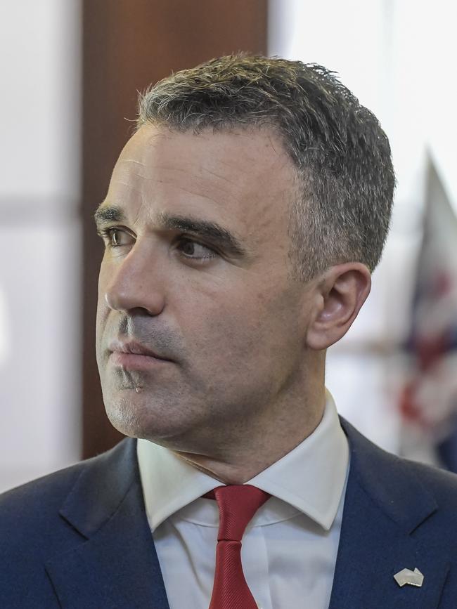 Opposition Labor Leader Peter Malinauskas said Ms Stinson continued to have the support of the Labor team and the trainee had been moved. Picture: Roy VanDerVegt