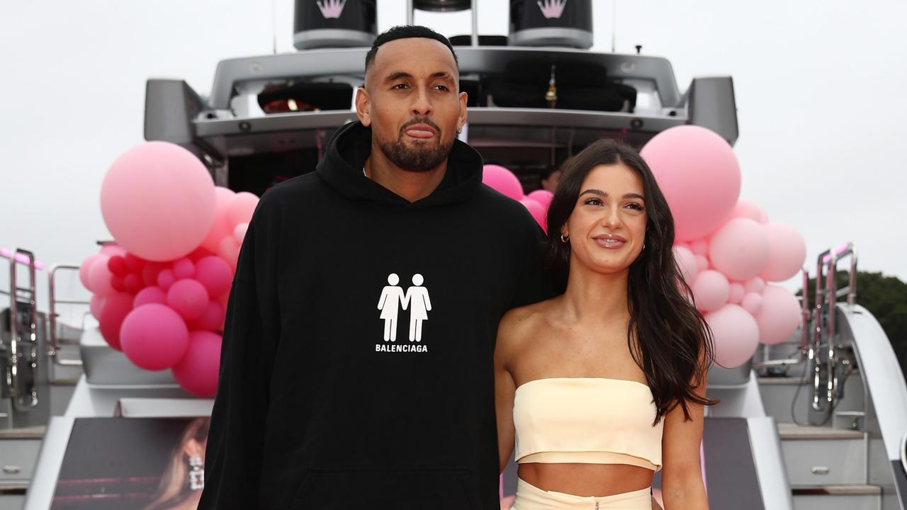 Nick Kyrgios and Costeen Hatzi. Photo by Don Arnold/WireImage.