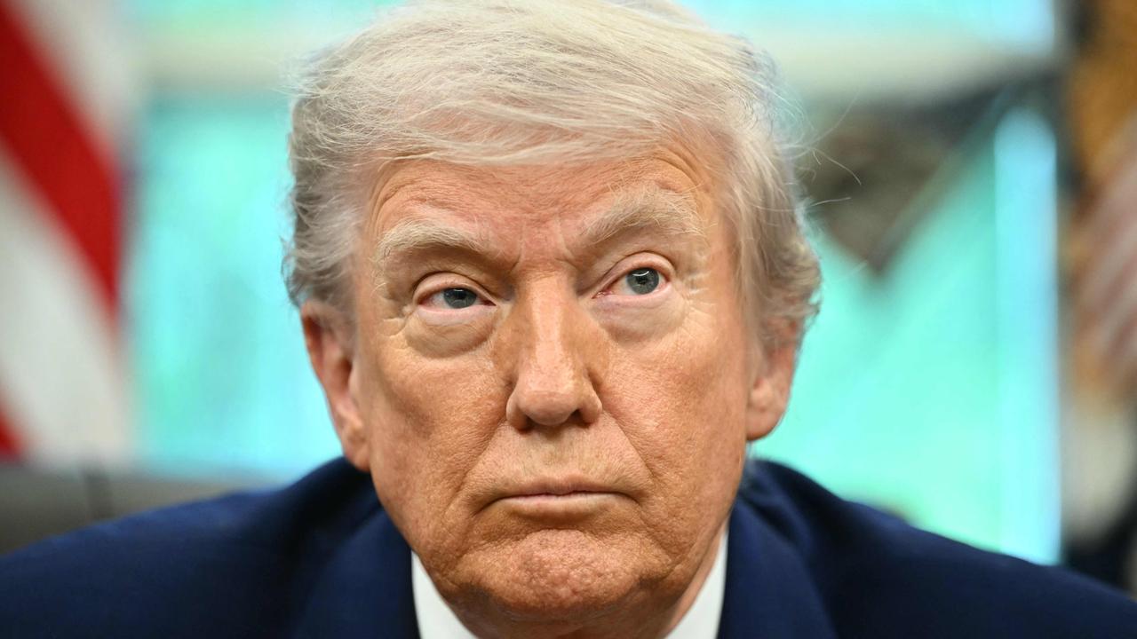 Mr Trump said the call with Mr Putin lasted around one hour and 15 minutes. Picture: Mandel Ngan/AFP