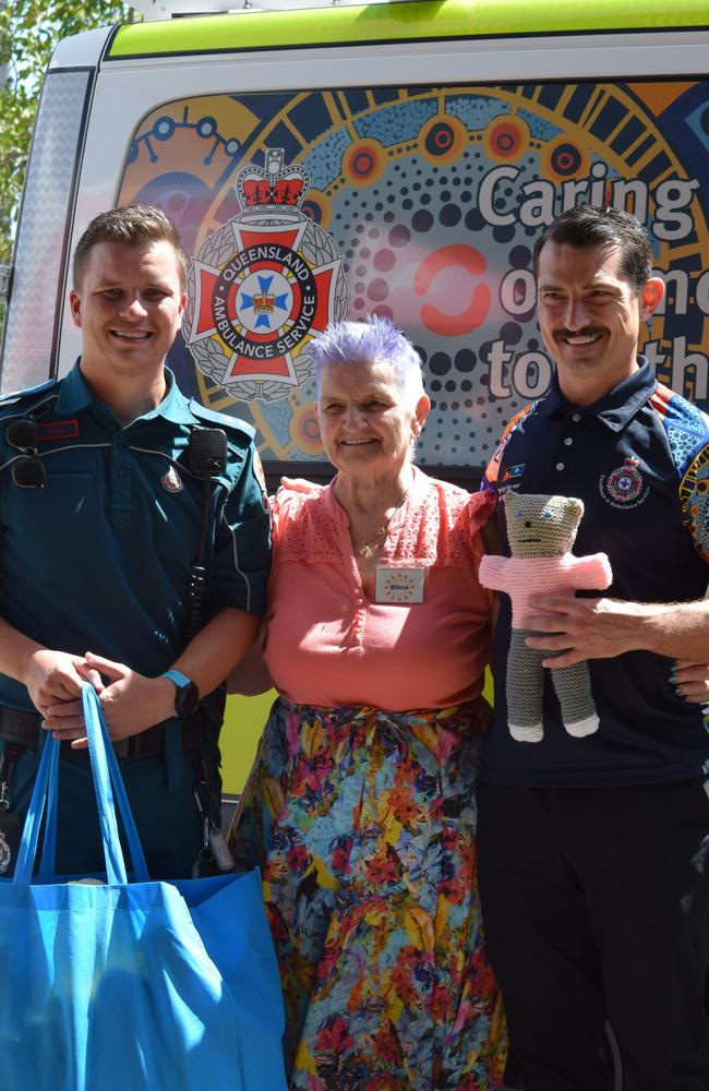 Evergrow Community Care gifted 55 trauma teddy's to QLD Ambulance Officers.