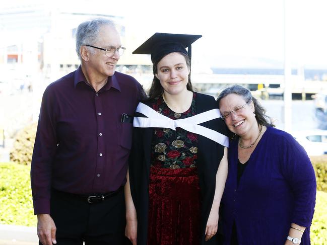 UTAS Graduations - College of Sciences and Engineering (Awards in Agriculture, Marine Science, Environment and Applied Science and all Bachelor of Science) Graduate Research. Picture: MATT THOMPSON