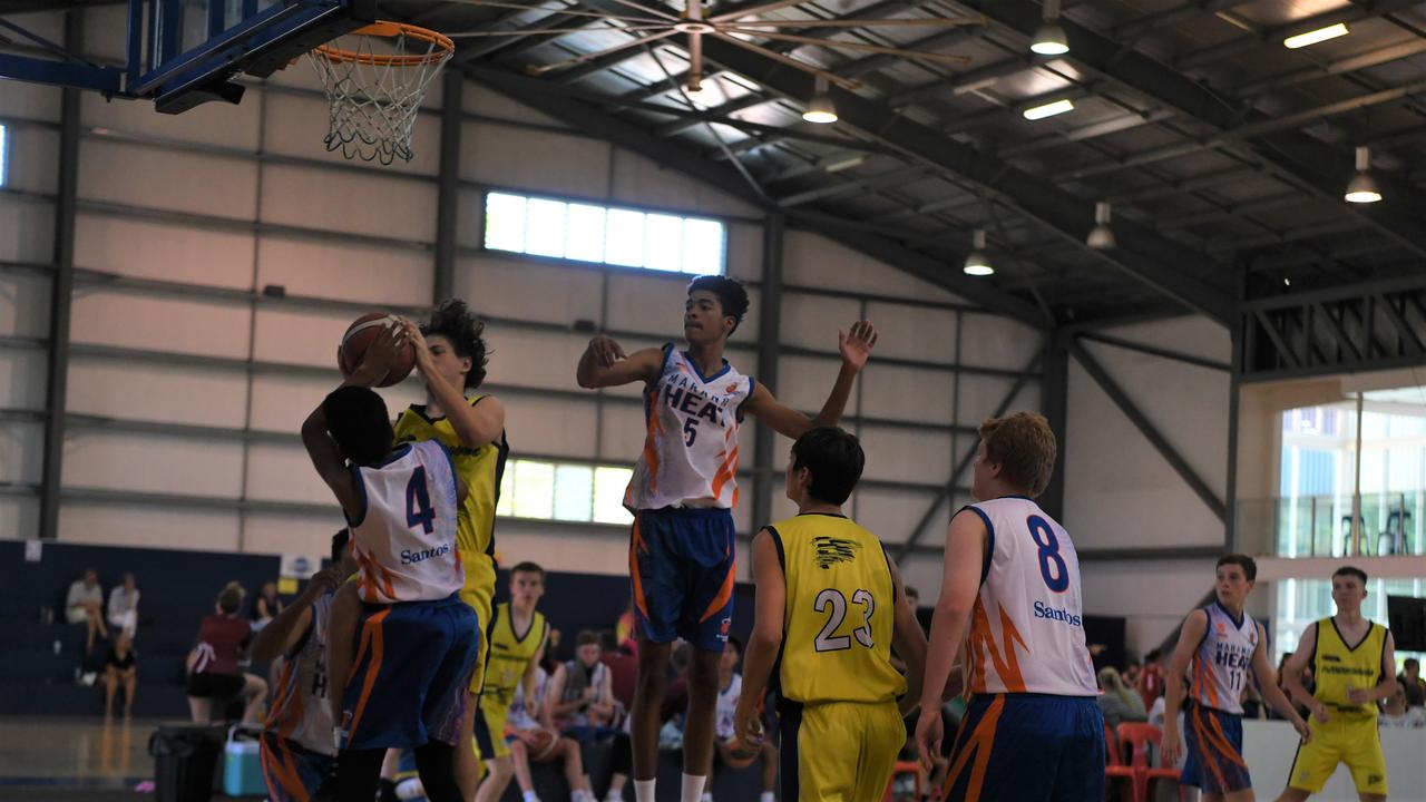 U18 Boys 2 Hervey Bay Hurricanes vs Maranoa Heat in the CQJBC at Hegvold Stadium on Sunday.