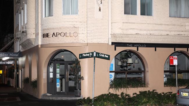 The Apollo Restaurant at 44 MacLeay Street, Potts Point.