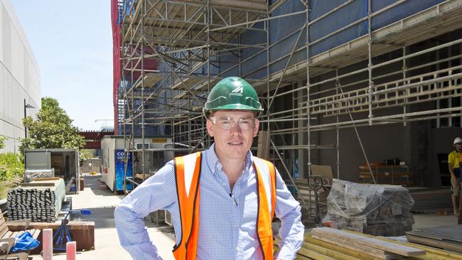 Project director Kenneth Wagner at the Oaks Hotel, the site of the former Gladstone Hotel. Picture: Nev Madsen. Thursday, 24th Oct, 2019.