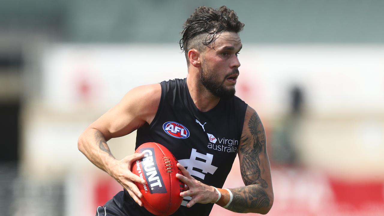 Zac Williams - along with Adam Saad - will bring some much needed run to the Blues half-back line. Picture: Mike Owen/Getty Images