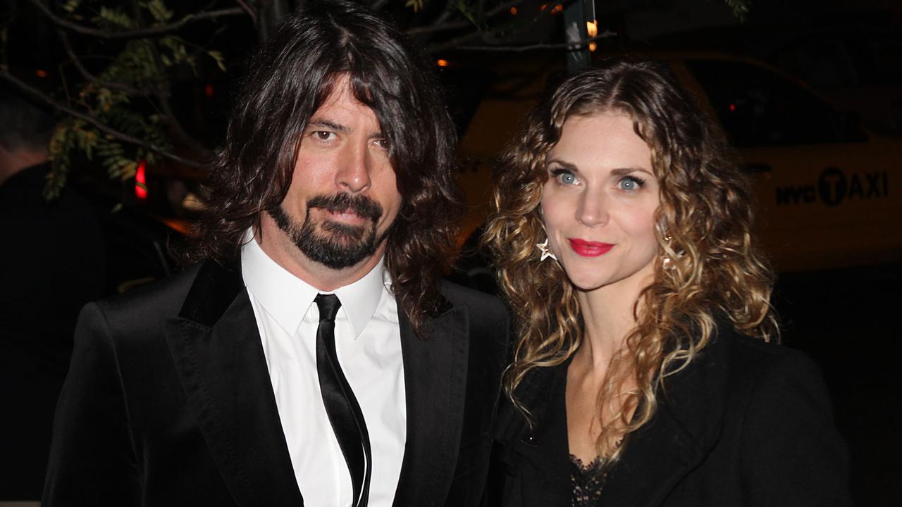 Dave Grohl and wife Jordyn Blum in 2011.