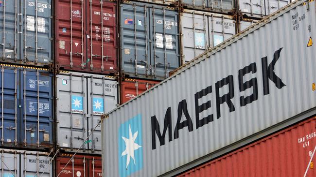 Maersk will suspend Red Sea services. Picture: AFP PHOTO / PATRIK STOLLARZ