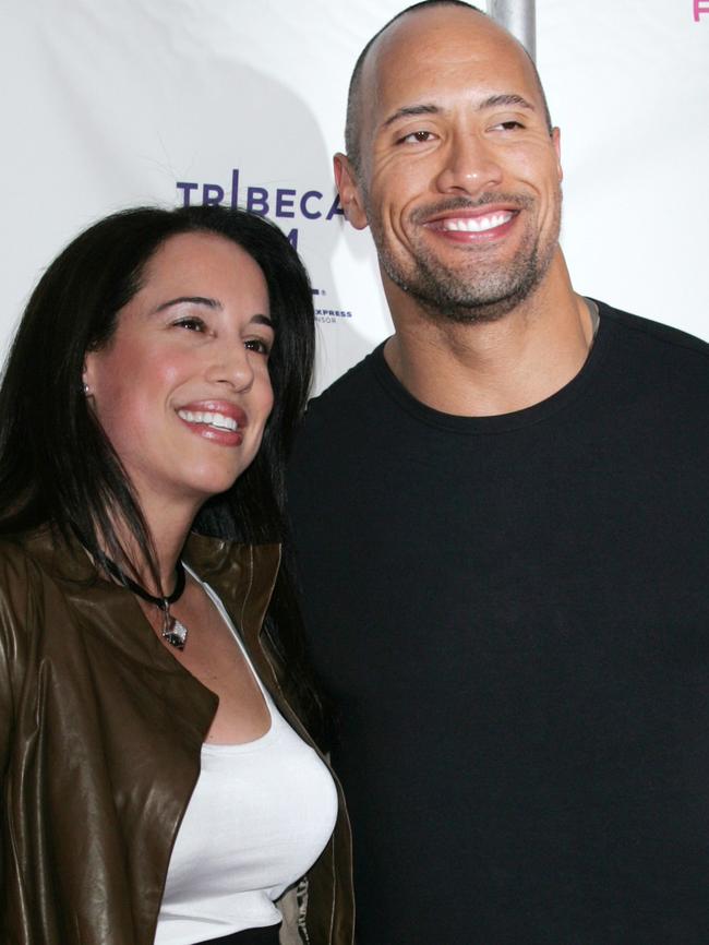 First wife ... Dany Garcia and Dwayne Johnson. Picture: Splash