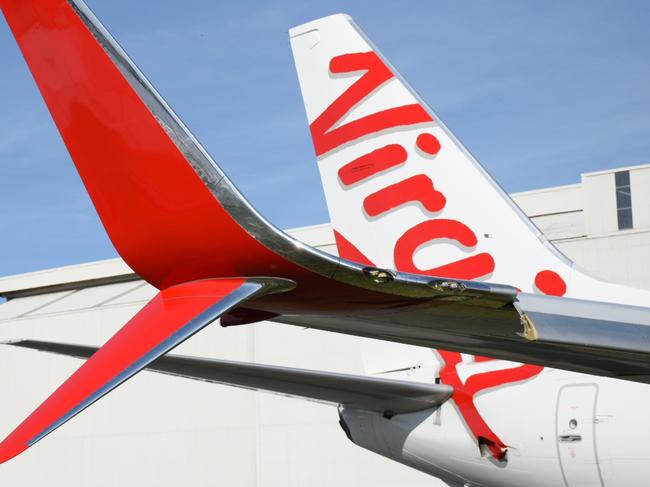 Virgin Australia has become the first local carrier to add split scimitar winglets to its Boeing 737s, which are designed to deliver economic and environmental benefits to the airline. Supplied 08-08-19