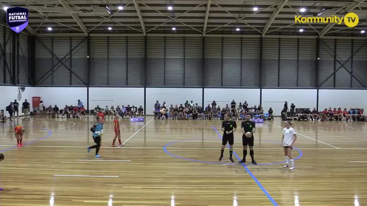 Replay:  Football South Australia v Football Queensland White (U13 Girls) - 2025 National Futsal Championships Day 2