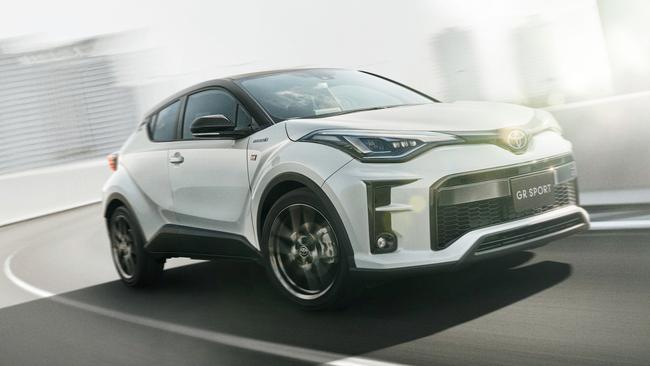 The Toyota C-HR GR Sport looks a lot like its hot hatch cousin.