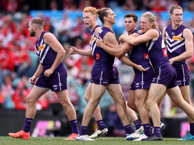Fremantle has shown it’s the real deal. Picture: Jason McCawley/AFL Photos/via Getty Images