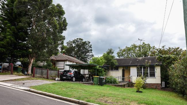 Photo of the home where a man allegedly deliberately ran down his stepfather in Telopea at the weekend. Picture: NCA NewsWire/Flavio Brancaleone
