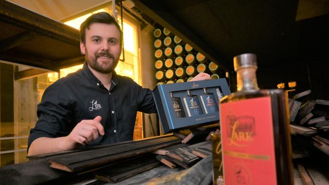 Breaking News Breaking News RAISING THE BAR: Niall Maurici hopes the new whisky bar will renew people's appreciation of local Tassie distillers. Picture: Kenji Sato