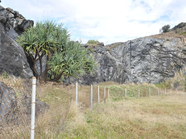 Two young boys fell from a cliff near Coffs Harbour's south wall on Saturday October 2. One boy was flown to John Hunter Hospital with a critical head injury. The fall is believed to have happened in the quarry area close to the breakwall. Photo: Tim Jarrett