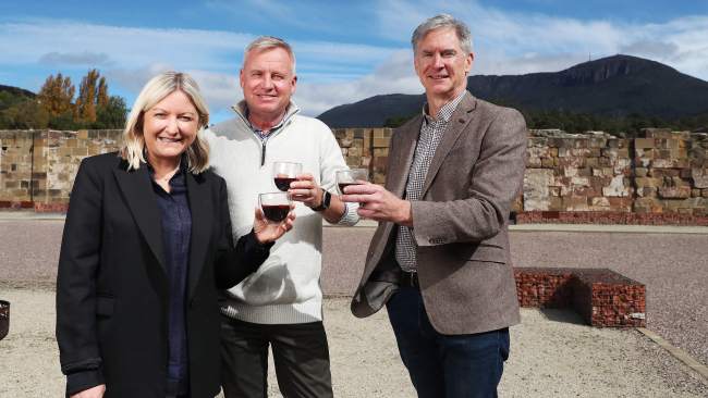 Tourism Tasmania CEO Sarah Clark and Premier Jeremy Rockliff are both thrilled to see the state recognised on a global scale. Picture: Nikki Davis-Jones
