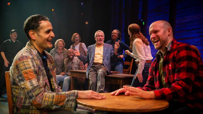 Scenes from the Broadway musical, Come From Away, now showing in Melbourne. Picture: PATRICK GEE