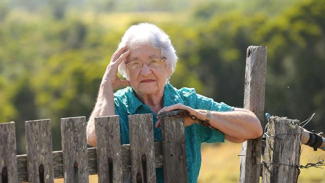 Retired director of nursing May Smith at her farm at Julatten. Picture: Lyndon Mechielsen