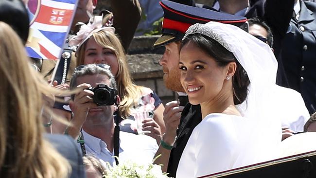 All smiles. Picture: AP