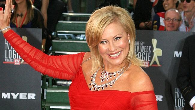 Kerri-Anne Kennerley on her favourite place — the red carpet — at the 2009 Logie Awards at Crown in Melbourne.