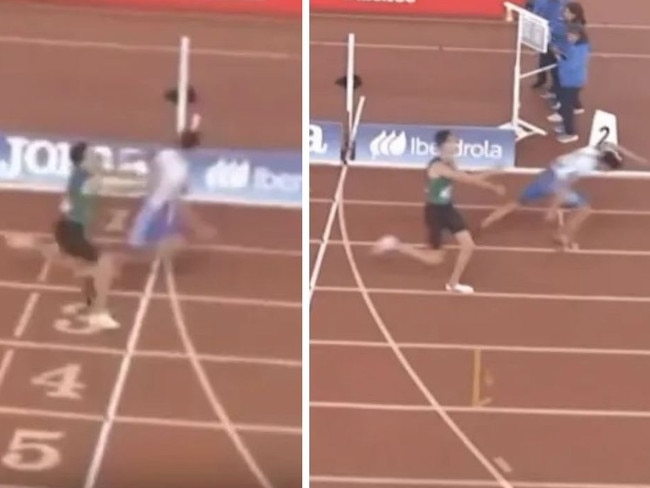 Athletics stunned by runner's shameful act.