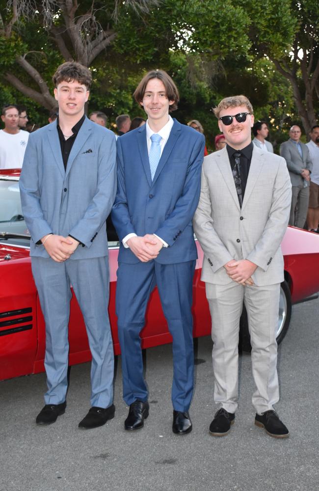 Students at Kawana Waters State College Year 12 formal 2024.