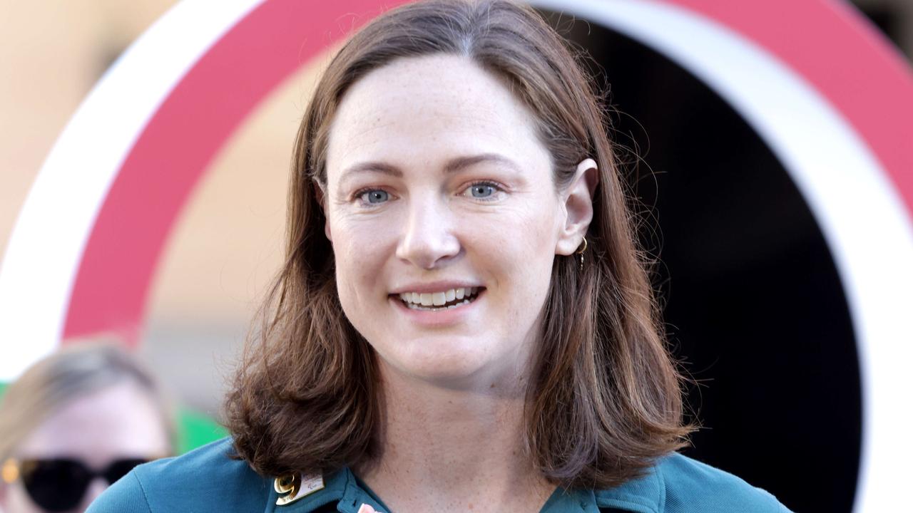 Cate Campbell (pictured) took aim at Marty Sheargold’s comments. Photo Steve Pohlner