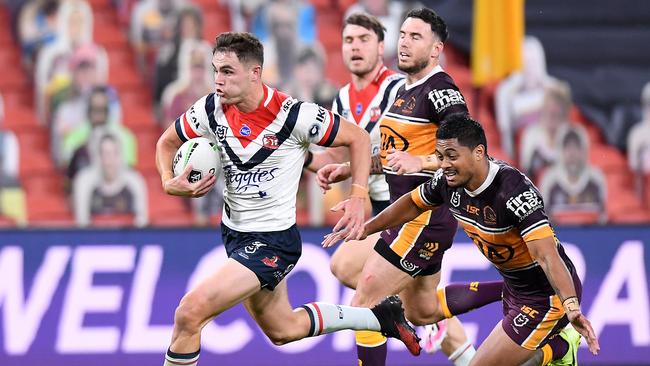 Roosters hafback Kyle Flanagan leads the NRL’s pointscoring list