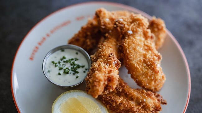 The chicken tenders at Riverbar &amp; Kitchen in Brisbane City.