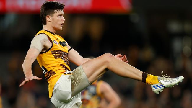 Mitch Lewis has firmly established himself as the Hawks’ No.1 target. Picture: Getty Images