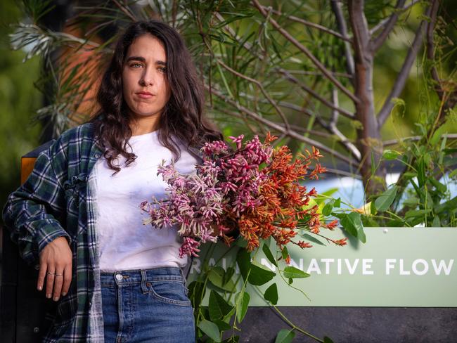 Flower Industry Australia chief executive officer Anna Jabour, representing growers and florists, said most people had no idea native flowers werenÃt always grown locally. Anna is pictured at Bush Flowers and Plants, which sells only native Australian grown products. Picture: Mark Stewart