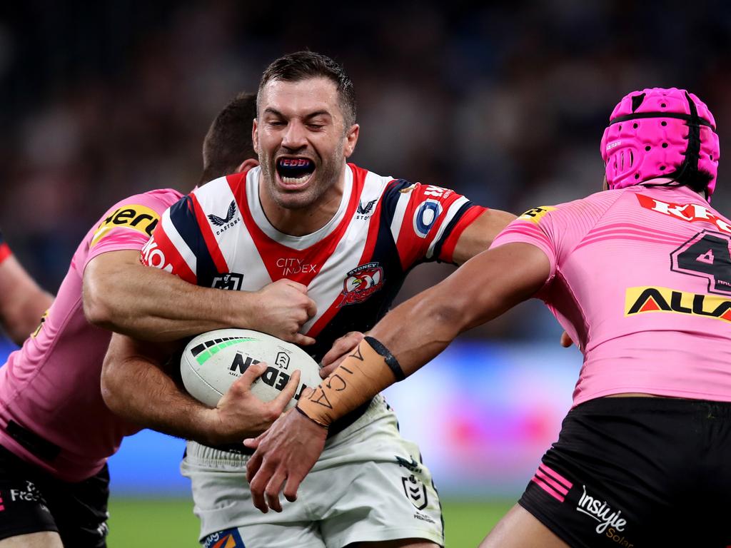 James Tedesco has been well contained by the Panthers over the course of his career. Picture: Getty Images