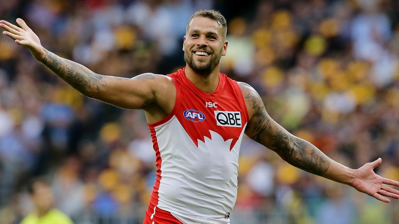 Some games have players almost certain to receive three Brownlow votes. Lance Franklin’s eight goals against West Coast in Round 1 is one of those. (Photo by Will Russell/AFL Media/Getty Images)