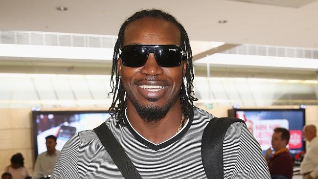 What is injured West Indies star Chris Gayle doing in Sydney?