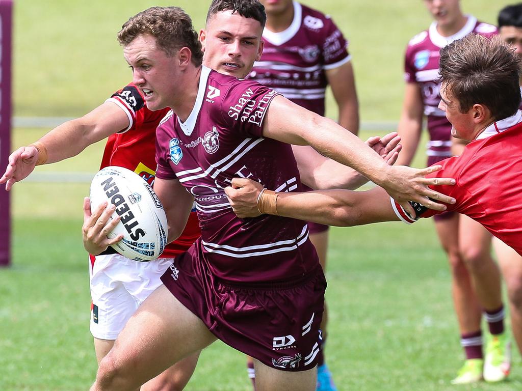 Manly's hard-running forward Thomas Klem. Picture:  Gaye Gerard / Daily Telegraph