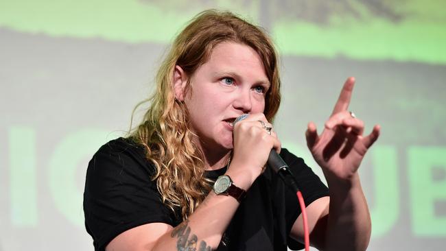 Spoken word poet Kate Tempest has a hypnotic, politically conscious voice. Picture: WireImage