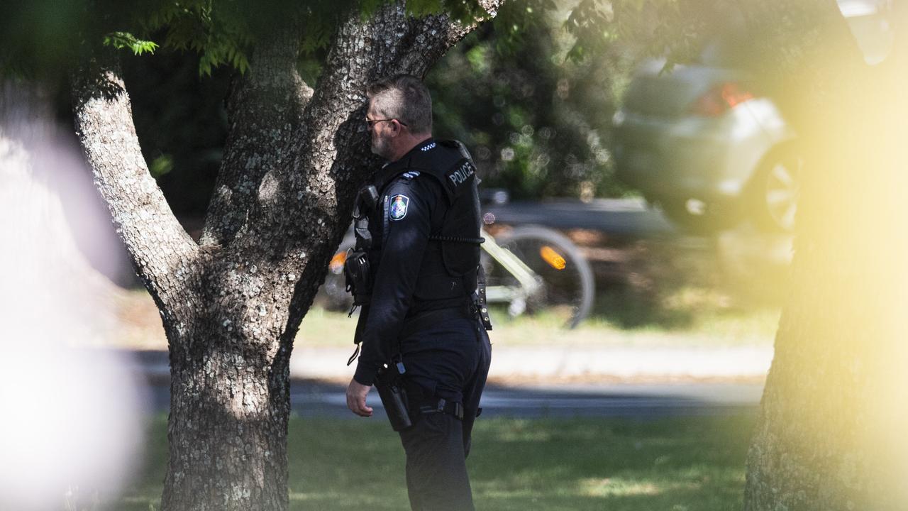 Police incident in Newtown near Anzac Av and Holberton St intersection, Friday, October 11, 2024.