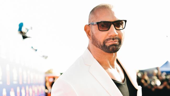 Former wrestler Dave Bautista says he had to work hard to be taken seriously as an actor. Picture: Matt Winkelmeyer/Getty Images for MTV