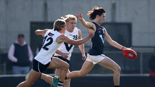 Josh Sinn provides line-breaking run and kicking. Picture: Michael Klein