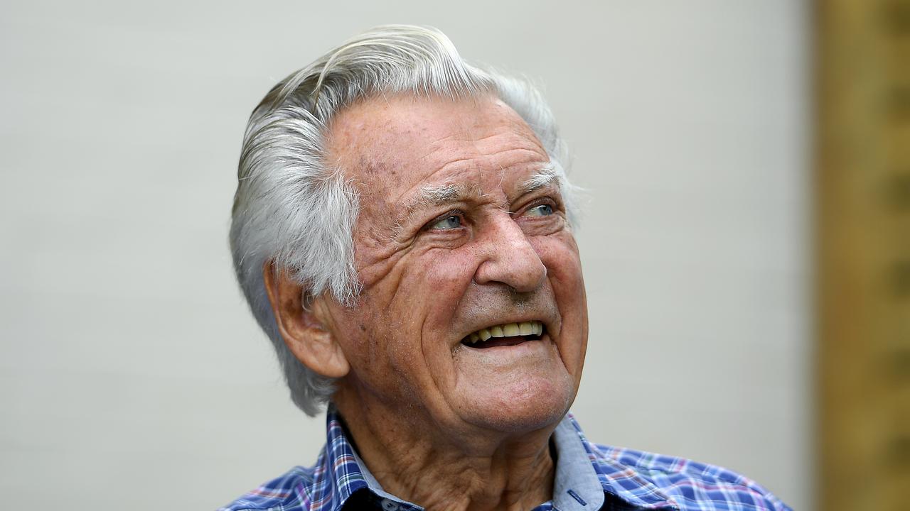 A Thursday, December 7, 2017 photo of former prime minister Bob Hawke celebrating his 88th birthday. Pic: Dan Himbrechts.