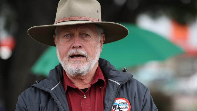 Shooters, Fishers and Farmers party Uper House Member Robert Borsak said he expected a strong showing in Goulburn. Picture: David Swift