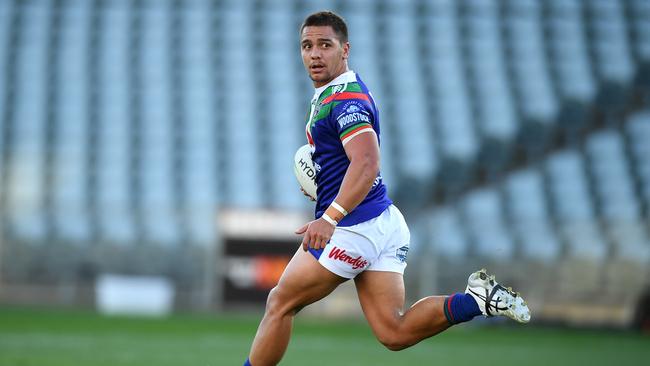 The Warriors played their best game of the season so far against the Dragons and Kodi Nikorima was impressive. Picture: AAP.