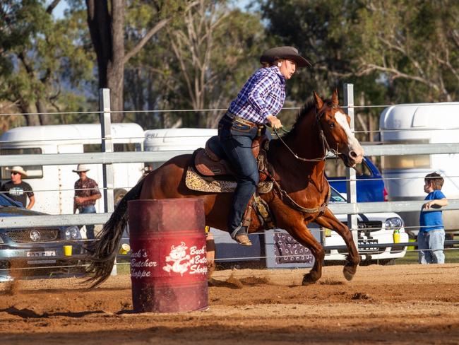 Tamara Buczma riding Tassas.