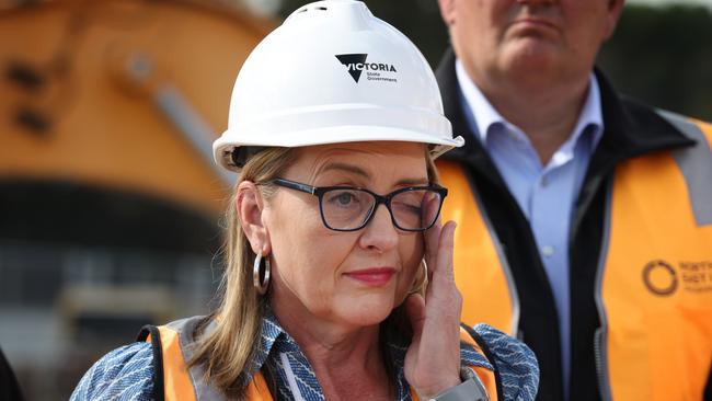 Premier Jacinta Allan has overseen a massive budget blowout on the North East Link. Picture: David Caird