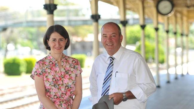 Gladys Berejiklian with disgraced MP Darryl Maguire.