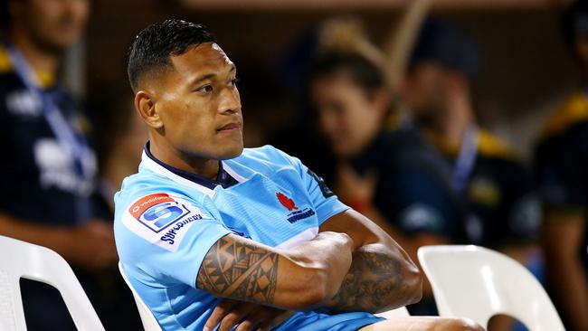 Rugby star Israel Folau said gay people were going to hell in a social media post.