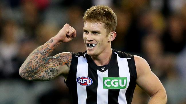 Dayne Beams will be back in Collingwood colours next season. Picture: Wayne Ludbey